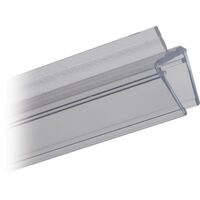 Produktbild zu Wasserabweisprofil m. Lippe f. Serie Fit f. 6-8 mm, 2500 mm, transparent (69106)