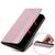 Magnetband-Hülle für Samsung Galaxy A12 5G Beutel-Geldbörse + Mini-Lanyard-Anhänger Rosa