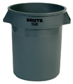 Rubbermaid afvalcontainer Brute, zonder deksel, 76 liter, grijs