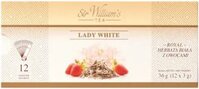 Herbata biała smakowa Sir w torebkach William's Royal Taste Lady White, owocowa, 12 sztuk x 3g