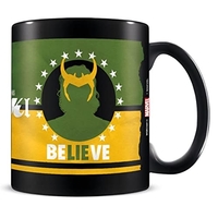 MARVEL LOKI - TAZA DE CERÁMICA DE 325 ML EN CAJA DE REGALO (DISEÑO DE CREER)