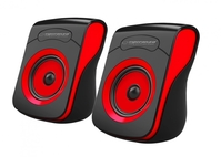 ALTAVOCES Y MICRÓFONOS MARCA ESPERANZA MODELO PONENTES EP140KR ESPERANZA 2.0 USB FLAMENCO BLACK-RED