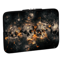 PEDEA Design Schutzhülle: skulls 10,1 Zoll (25,6 cm) Notebook Laptop Tasche
