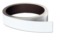 Magnetband Rollenware, beschriftbare Lagerschilder, 20 x 10000 mm, weiß