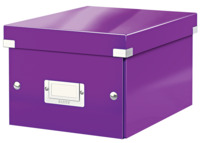 Archivbox Click & Store WOW Klein, Graukarton, violett