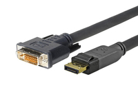 Vivolink PRODPDVI15 Videokabel-Adapter 15 m DisplayPort DVI-D Schwarz