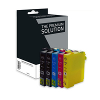 The Premium Solution B8E502XLB/CL cartouche d'encre 5 pièce(s) Compatible Noir, Cyan, Magenta, Jaune