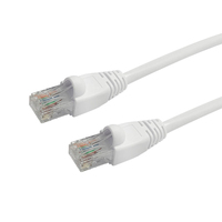Videk Booted 24 AWG Cat5e UTP RJ45 Patch Cable White 5Mtr
