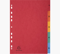 Exacompta 3110Z divider Carton Multicolour