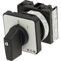 Eaton T0-1-15402/E interruptor eléctrico Interruptor de palanca acodillada 2P Negro