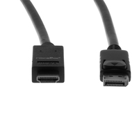 Rocstor Y10C127-B1 video cable adapter 1.8 m DisplayPort HDMI Black