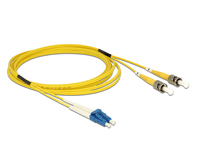 DeLOCK 84612 InfiniBand/fibre optic cable 2 m LC ST OS2 Geel