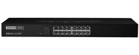 TOTOLINK SW16 16-Port unmanaged 10/100Mbps Fast Ethernet Switch Rack 19" Nie zarządzany L2 Fast Ethernet (10/100) 1U Czarny