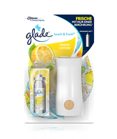 Glade by Brise Touch & Fresh Fresh Lemon Automatischer Lufterfrischer & Duftspender 10 ml Weiß