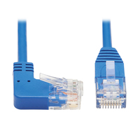 Tripp Lite N204-S10-BL-RA Cable Ethernet (UTP) Patch Delgado Moldeado Cat6 Gigabit en Ángulo Recto (RJ45 en Ángulo Recto M a RJ45 M), Azul, 3.05 m [10 pies]