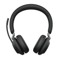 Jabra Evolve2 65, UC Stereo Headset Vezeték nélküli Fejpánt Iroda/telefonos ügyfélközpont USB C-típus Bluetooth Fekete