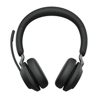 Jabra Evolve2 65, MS Stereo Zestaw słuchawkowy Bezprzewodowy Opaska na głowę Biuro/centrum telefoniczne USB Type-C Bluetooth Czarny