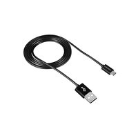 Canyon CNE-USBM1B USB kábel 1 M USB 2.0 USB A Micro-USB A Fekete