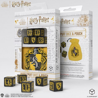 Q-workshop Harry Potter. Hufflepuff Dice & Pouch