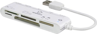 Renkforce CR45e lecteur de carte mémoire Blanc USB
