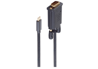 shiverpeaks BS10-59025 VGA kabel 1 m USB C VGA (D-Sub) Zwart