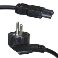 Kondator 935-BA20 kabel zasilające Czarny 2 m Wtyczka zasilająca typu F GST18/3
