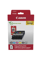 Canon PGI-530/CLI-531 PVP inktcartridge 6 stuk(s) Origineel Zwart, Cyaan, Grijs, Magenta, Foto zwart, Geel