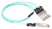 Origin Storage Gigatech 40GbE QSFP+ to 4x10GbE SFP+ Active Breakout Cable Dell Networking