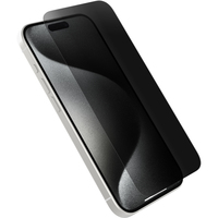 OtterBox Premium Pro Glass Privacy Guard pour iPhone 15 Pro, Privacy Guard + Antimicrobial