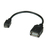 Value USB 2.0 Kabel, USB A Female - Micro USB B Male, OTG 0,15 m