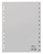 Durable 651210 tab index Numeric tab index Polypropylene (PP) Grey