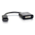 C2G 54317 video cable adapter DisplayPort DVI-D Black