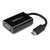 StarTech.com USB-C auf VGA Adapter mit USB Stromversorgung - 1080p USB Typ C zu VGA Monitor Videokonverter mit Aufladung - 60 W PD Pass-Through - Thunderbolt 3 kompatibel - Schwarz