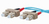 METZ CONNECT 151J1EOEO10E Glasfaserkabel 1 m 2x SC OM3 Aqua-Farbe