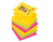 3M 7100147840 öntapadó jegyzettömb Négyszögletes Zöld, Rózsaszín, Sárga 90 lapok