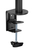 Amer Networks EZCLAMP monitor mount / stand 81.3 cm (32") Black Desk
