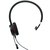 Jabra Evolve 20 UC Mono Headset Bedraad Hoofdband Kantoor/callcenter USB Type-A Zwart