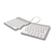 R-Go Tools Ergonomisch toetsenbord R-Go Split Break met pauzesoftware, gesplitst toetsenbord, QWERTY (NORDIC), Bluetooth, wit