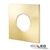 Article picture 1 - Cover aluminium square gold brushed for recessed spotlight SYS-68