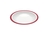 Ornamin Teller tief 505 Rand rot Ø 22cm Hochwertiger Teller aus