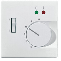 Enjoliveur Artec pour thermostat de chauffage par le sol, blanc (MTN537519)