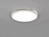Flache LED Deckenleuchte AUREO Weiß, dimmbar, RGB Farbwechsler - Ø29cm