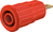 4 mm Sicherheitsbuchse rot SEB4-F