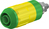 4 mm Universalbuchse grün/gelb XUB-G