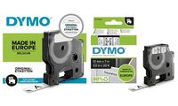 DYMO D1 Schriftbandkassette schwarz/transparent, 9 mm x 7 m (80940910)