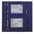 Jumo diraTRON PID Temperaturregler Panel-Montage, 3 x 2 Relais, 1 Logik Ausgang/ Analog, digital Eingang, 110 →