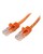 StarTech.com 0,5m Cat5e Ethernet Netzwerkkabel Snagless mit RJ45 Cat 5e UTP Kabel Orange Patch-Kabel RJ-45 M bis M 50 cm CAT ohne Haken verseilt orange