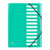 ELBA Ordnungsmappe "2nd Life", DIN A4, 12 Taben, mit Inhaltsschild aus festem Papier, Eckspannerverschluss, sortiert vier Farben (transluzent, blau, lila, grün)