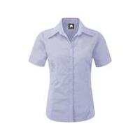Orn 5550-15 Classic Ladies Sky Blue Short Sleeve Blouse - Size 20