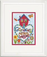 Counted Cross Stitch Kit: Grandkids